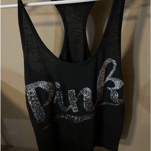 Victoria secret pink bling tank top !